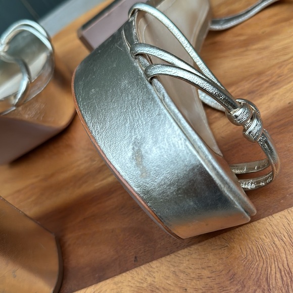 SCHUTZ Gold Platform Sandals - Picture 11 of 16